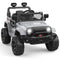 ELECTRIC RIDE-ON TRUCK 12V 4.5AH WITH REMOTE SPRING SUSPENSION - GRAY - Like New