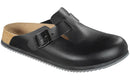 BIRKENSTOCK BOSTON BLACK SL SUPER GRIP WORK SHOES CLOGS SIZE: MEN 11 - BLACK - Like New