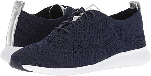 W10586 COLE HAAN WOMEN'S 2.ZEROGRAND STITCHLITE OXFORD MARINE BLUE SIZE 8.5 - Brand New