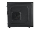 ROSEWILL Micro ATX Mini Tower Computer Case, Steel, Plastic, SRM-01 - Black - Brand New