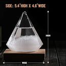Weather Storm Glass Bottle Drop Creative Stylish Weather Station Forecaster - Like New