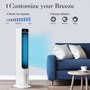 LifePlus WTF-009D 3-in-1 Evaporative Air Cooler Portable Tower Cooling Fan White - Like New
