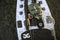 AQUAGLIDE Inflatable Stand Up Paddle Board with Premium Accessories - Black/Gray - Like New