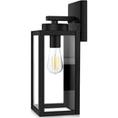 BESLOWE OUTDOOR WALL MOUNT LIGHT - BLACK - Like New