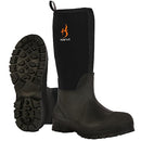 HUNTIT Rubber Work Boots for Men Multi-Season Waterproof Rubber Boots Black 8 - Brand New