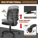TTD TIANTIANDA ARMLESS SWIVEL MESH COMPUTER OFFICE DESK CHAIR - BLACK - Like New