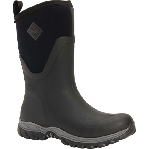 MUCK ARCTIC SPORT II WATERPROOF WOMEN'S WELLINGTON BOOTS - BLACK - SIZE 8 W - Like New