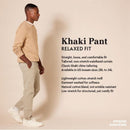 AMAZON ESSENTIALS MEN'S CLASSIC-FIT CASUAL STRETCH CHINO PANT SIZE 35WX30L - TAN - Brand New