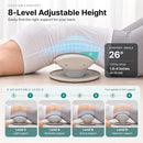 HODEVO ELECTRIC LUMBAR MASSAGER LOWER BACK HOME OFFICE USE - GRAY - Like New