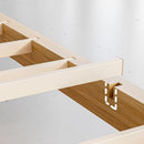 ZIYOO 12 Inch Queen Size Bamboo Platform Bed Frame Modern Minimalist Design - Brand New