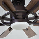 PARROT UNCLE 60" ORETHA WINDMILL DC CEILING FAN LED LIGHTING - OIL-RUBBED BRONZE - Brand New