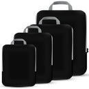 PANDA JOYS 4 Set Compression Packing Cubes Travel - Travel Accessories Black - Like New