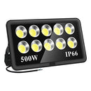 XYCN 500W LED Flood Light Outdoor,Super Bright 55500lm 2850W Equivalent - White - Like New