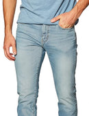 AMAZON ESSENTIALS MENS SLIM-FIT JEANS - SIZE 31W X 30L - LIGHT WASH - Like New