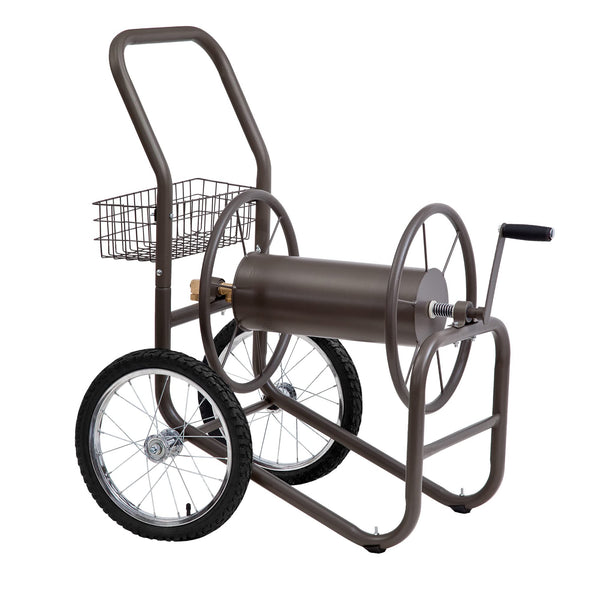 LIBERTY GARDEN 880 INDUSTRIAL 2-WHEEL PNEUMATIC TIRE REEL CART - BRONZE - Like New