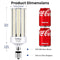 2 Pack 1200W Equivalent 100W LED Corn Bulbs 14500 Lumen 6500K E26/E39 - White - Like New