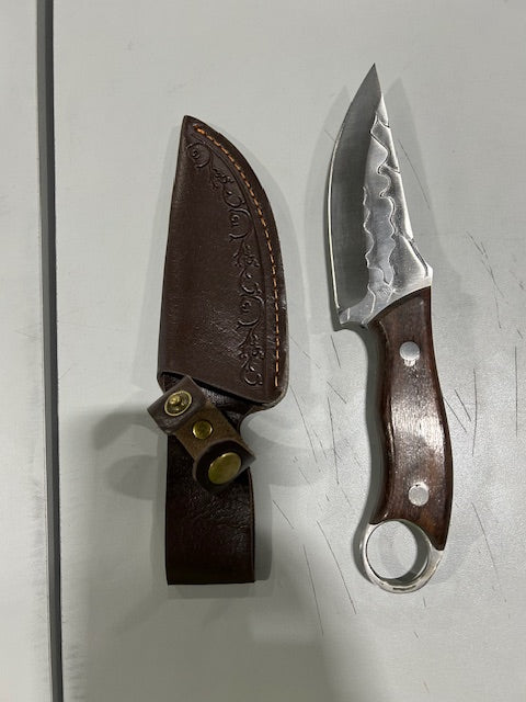 GENERIC STAINLESS STEEL BROWN VIKING KNIFE - BROWN - Like New