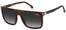 CARRERA MEN'S MODERN SUNGLASSES - DARK HAVANA/DARK GRAY SHADED - BLACK - Like New