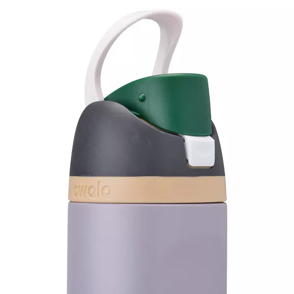 OWALA 24OZ FREESIP STAINLESS STEEL WATER BOTTLE - DUE NORTH - Like New