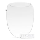 BIO BIDET HORIZON PLASTIC ELONGATED SOFT CLOSE HEATED BIDET TOILET SEAT - WHITE - Like New