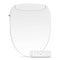 BIO BIDET HORIZON PLASTIC ELONGATED SOFT CLOSE HEATED BIDET TOILET SEAT - WHITE - Like New