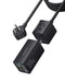 BASEUS CHARGING STATION 100W 5 IN 1 TRAVEL POWER STRIP USB C CCGAN100C6-S - Like New