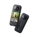 INSTA360 X3 360 CAMERA 5.7K 360 ACTIVE HDR VIDEO 4K SINGLE-LENS CAMERA - BLACK - Like New