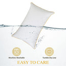 LUTE King Size Pillows Set of 2, Down Alternative Pillows (B08CXLTXFX) - White - Brand New
