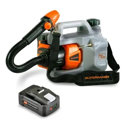 SuperHandy 48V Electrostatic/ULV Fogger Sprayer, 1.3Gal 5L, GUT071 - Orange/Gray Like New