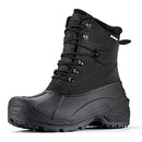 FREE SOLDIER Mens Snow Boots Warm Fleece Lining Winter Ski Shoes Waterproof - Brand New
