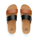 REEF WOMEN'S CUSHION VISTA HI PLATFORM SANDAL SIZE 9 BLACK DUO - Brand New