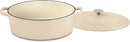 Cuisinart 7 Qt Oval Casserole CI770-33TNW - Tan Like New