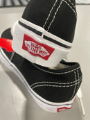 VANS - AUTHENTIC UNISEX SHOES - SIZE: MEN 4.5 WOMEN 6.0 - BLACK /WHITE - Brand New