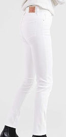 LEVI'S 721 HIGH RISE SKINNY WOMEN'S JEANS - SOFT CLEAN WHITE - SIZE 27 - Like New