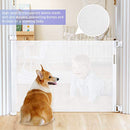 Retractable Baby Gate OTTOLIVES Mesh Safety Gate, Extra Wide 34" Tall (White) - Brand New