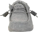 Hey Dude Unisex-Adult Wally Stretch Fleece size 11 Men - GREY - Like New