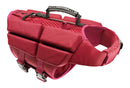 NOAH & PAW DOG LIFE JACKET DESIGNED WITH HUMAN STANDARDS 4X FOAM 4X  - BURGUNDY - Like New