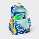 CAT & JACK KIDS' 17'' CLASSIC BACKPACK: VIDEO GAME CONSOLE PATTERN - BLUE/GREEN - Brand New