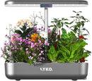 LYKOCLEAN Hydroponics Growing System LYKO 12 Pods Garden 36W 80 LED - Gray Like New