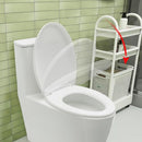 DAYAO Premium Elongated Toilet Seat with Cover Quiet Close B0CZXJGXRY -White - Brand New