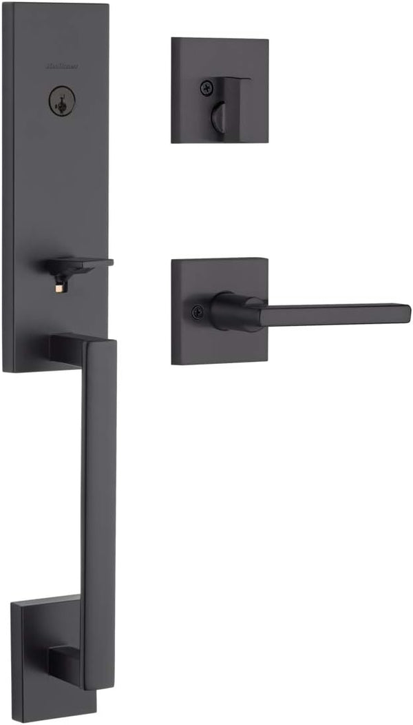 Kwikset Vancouver Front Door Lock Handle Deadbolt Set 98180-015 - Scratch & Dent