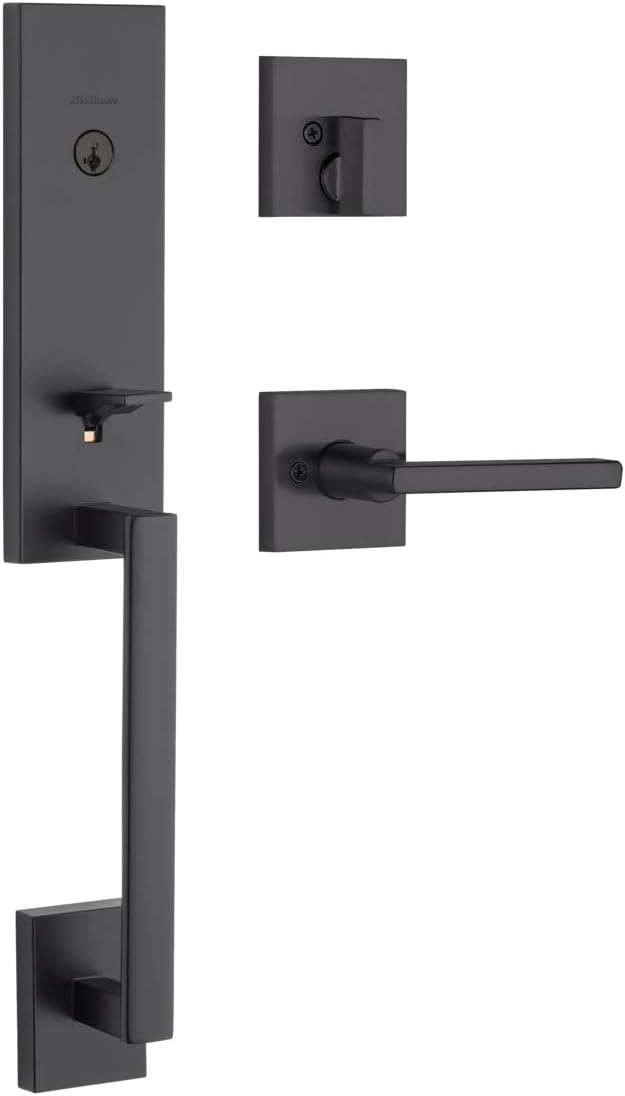 Kwikset Vancouver Front Door Lock Handle Deadbolt Set 98180-015 - Scratch & Dent