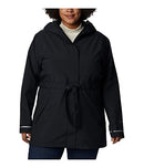 2034761 COLUMBIA WOMEN'S HERE AND THERE TRENCH II JACKET BLACK SMALL - Brand New