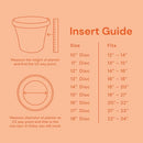 Bloem T6327 Ups-A-Daisy Round Planter Insert 17" Orange - Brand New