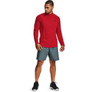 UNDER ARMOUR MEN'S TECH 2.0 ½ ZIP - SIZE: MEN Large - RED/BLACK - Brand New