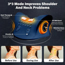 STILEFIX NECK MASSAGER PILLOW WITH 3 ADJUSTABLE MODES - DARK BLUE - Like New