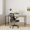 WINRISE ERGONOMIC OFFICE CHAIR DESK SWIVEL TASK MID BACK STYLISH WR935 - BLACK - Like New