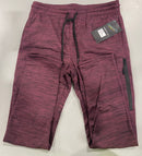LOGAN AND MARTIN SPORT NYC SPORT JOGGER SWEATPANTS - SIZE: MEN L - WINE HEATHER - Like New