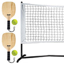 FRANKLIN SPORTS HALF COURT PICKLEBALL STARTER NET SET, 2 PADDLES, 2 BALLS - Like New