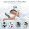 BESLOVO CERVICAL NECK PILLOW MEMORY FOAM W/ COVERS29.5L X 14.5W X 4.7 H - Like New